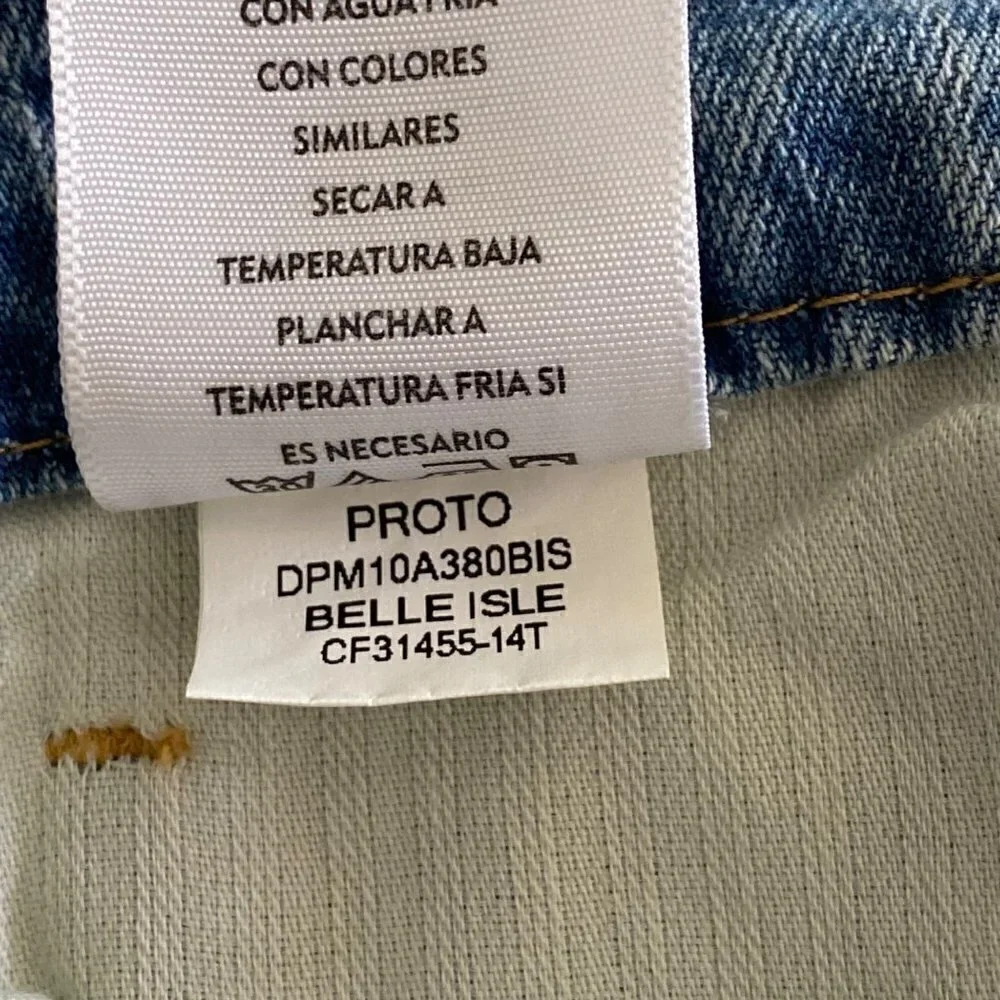 Dear John Mid Rise Belle Isle Skinny Jeans Womens Size 27 Distressed NWT